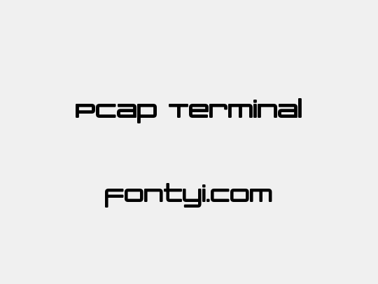PCap Terminal