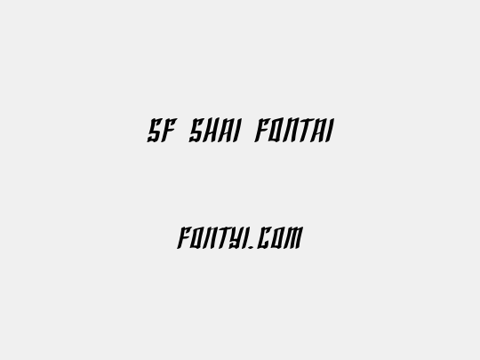SF Shai Fontai