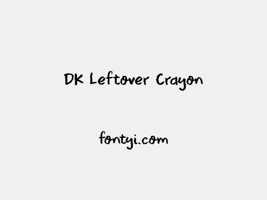 DK Leftover Crayon