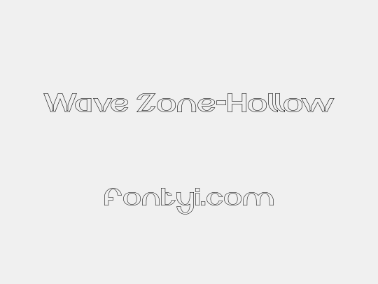 Wave Zone-Hollow