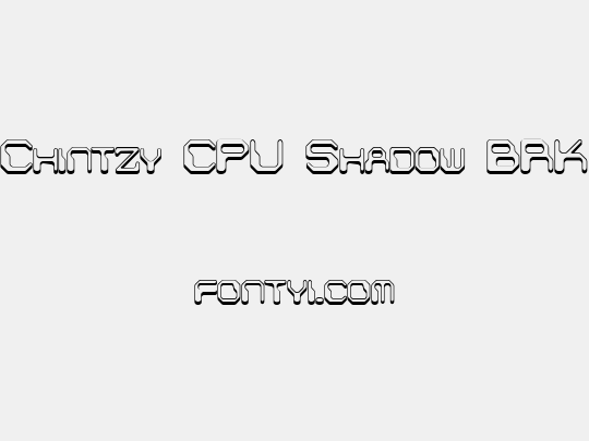 Chintzy CPU Shadow BRK
