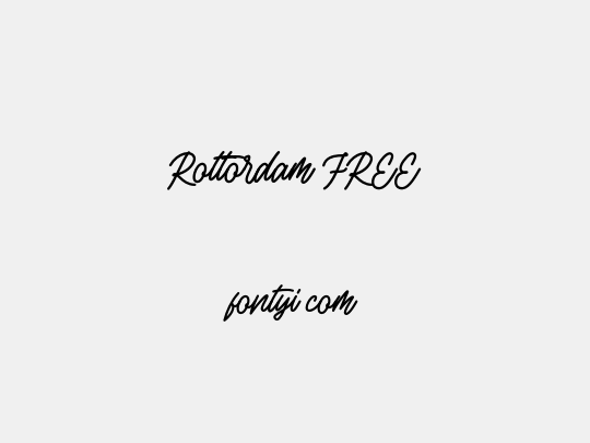 Rottordam FREE