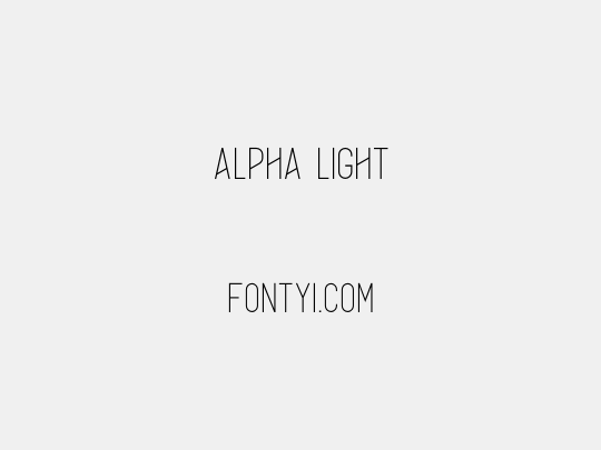 Alpha Light