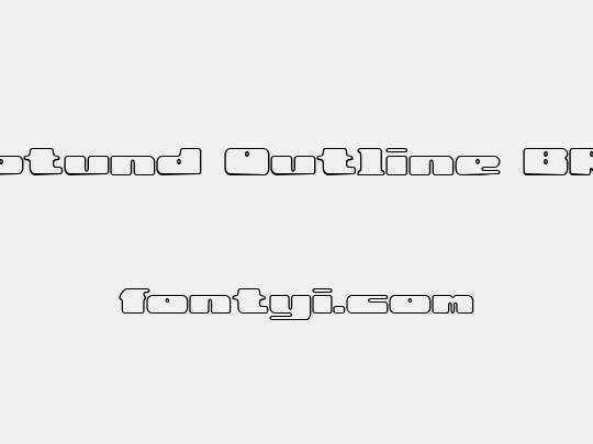 Rotund Outline BRK