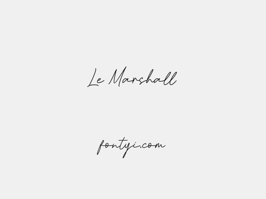 Le Marshall