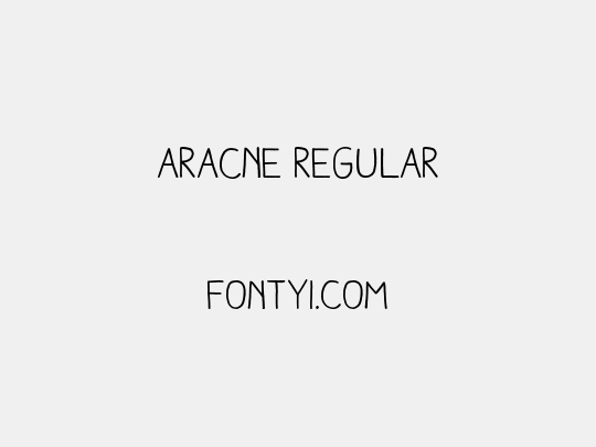 Aracne Regular