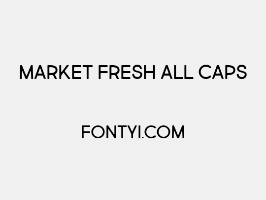 Market Fresh All Caps