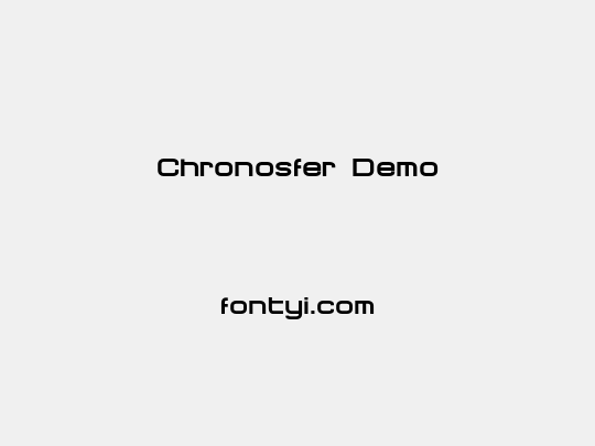 Chronosfer Demo