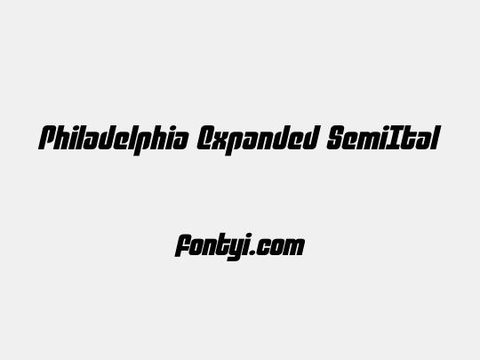 Philadelphia Expanded SemiItal