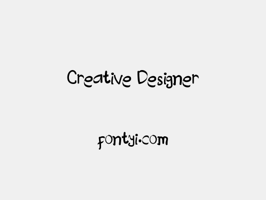 Creative Designer