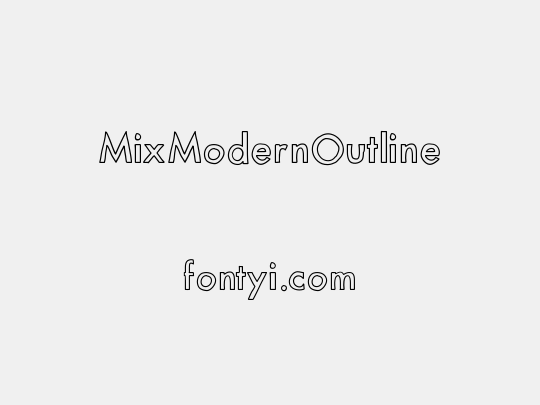 MixModernOutline