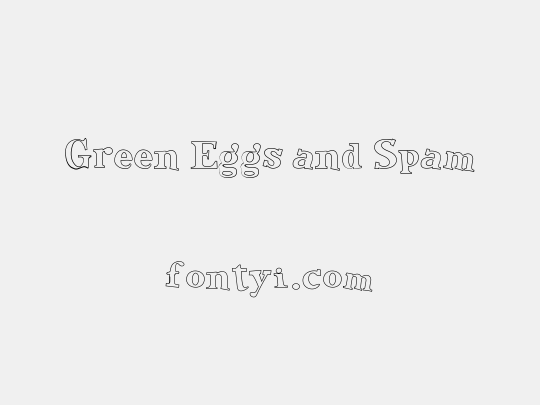 Green Eggs and Spam