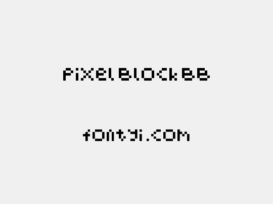 Pixel Block BB