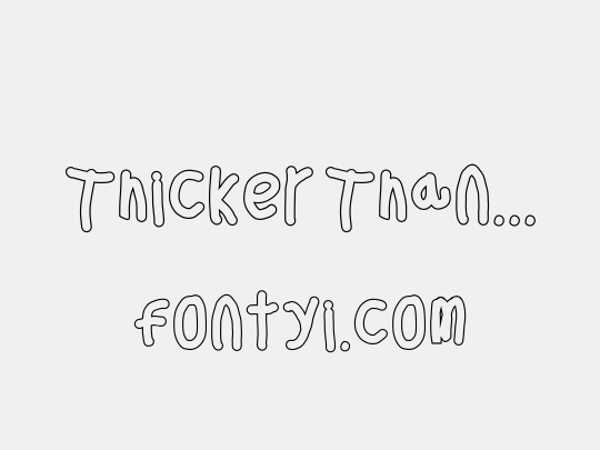 Thicker Than...