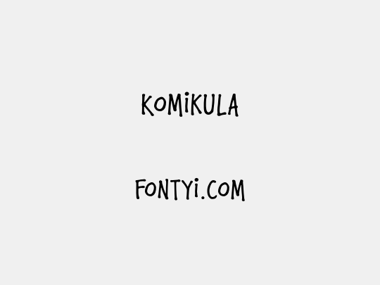 Komikula
