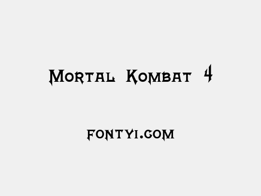 Mortal Kombat 4