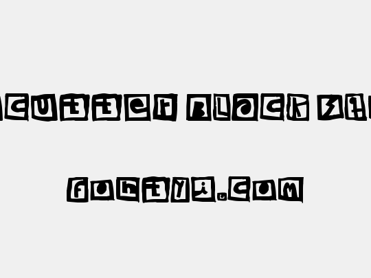 Woodcutter Black Square