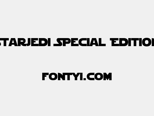 StarJedi Special Edition