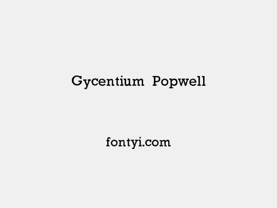 Gycentium Popwell