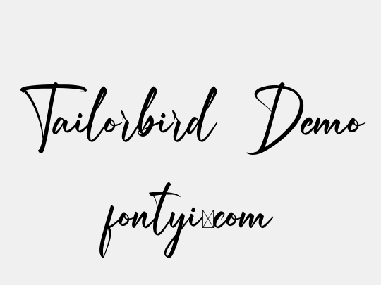 Tailorbird Demo