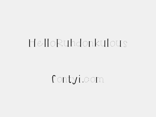 HelloRuhdonkulous