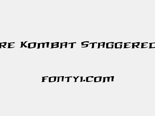 Kreature Kombat Staggered Rotalic