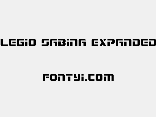 Legio Sabina Expanded