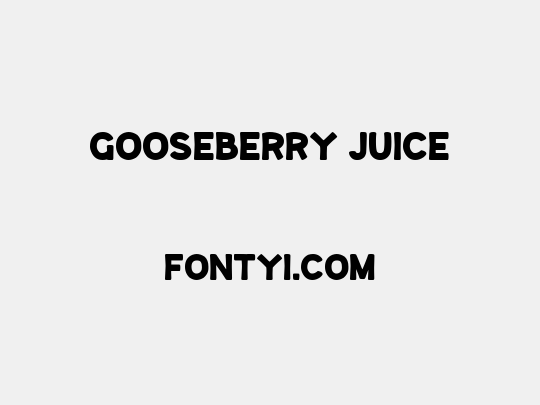 Gooseberry Juice