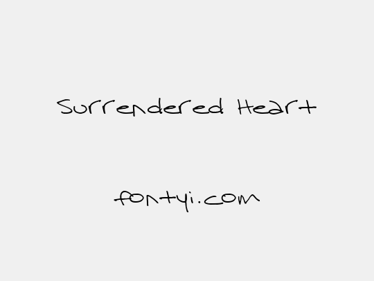 Surrendered Heart