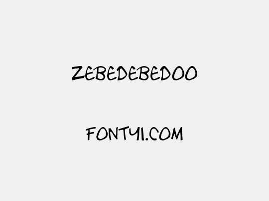 Zebedebedoo