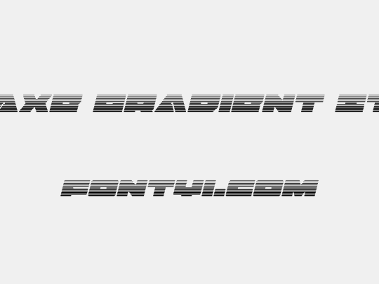 Bad Axe Gradient Italic