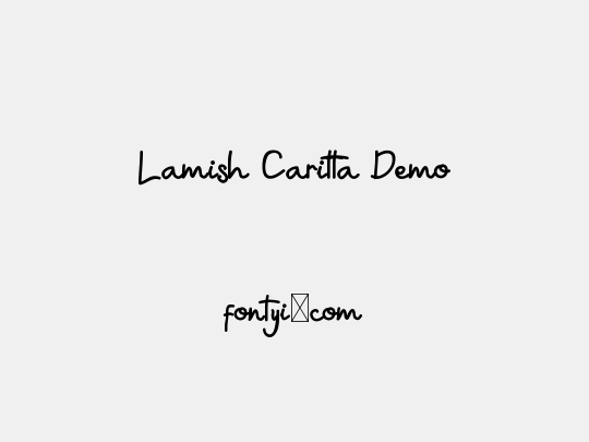 Lamish Caritta Demo