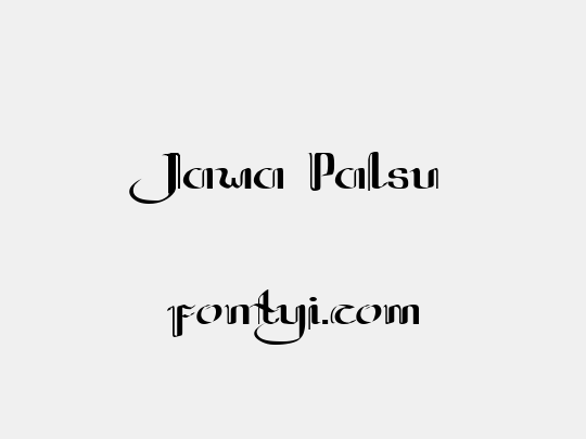 Jawa Palsu