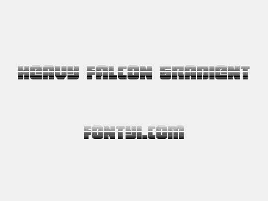 Heavy Falcon Gradient