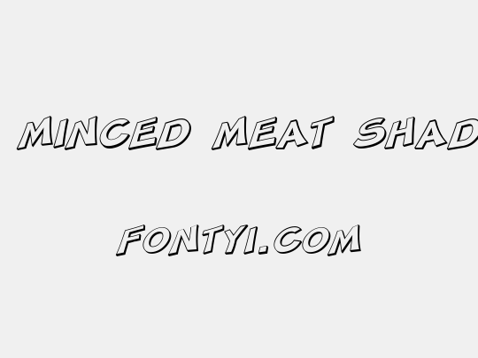 SF Minced Meat Shaded