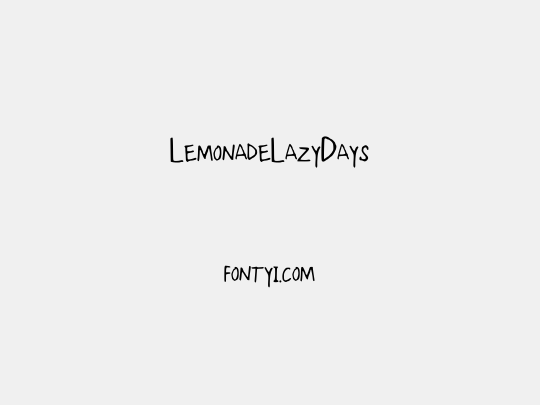 LemonadeLazyDays