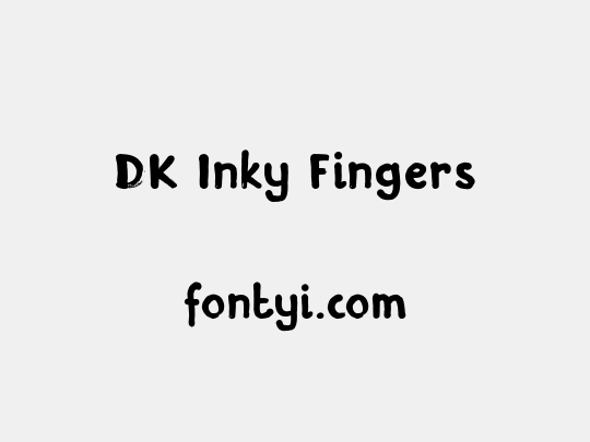DK Inky Fingers
