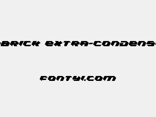 Kubrick Extra-Condensed