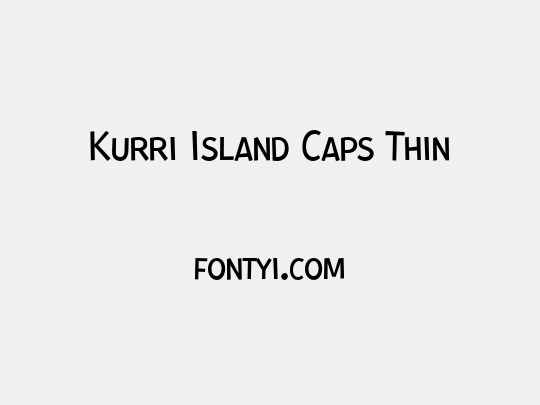 Kurri Island Caps Thin