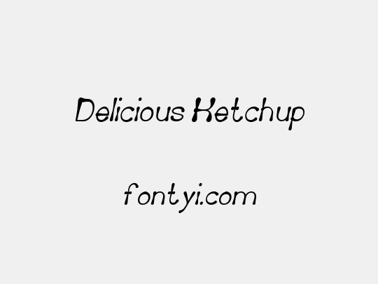 Delicious Ketchup