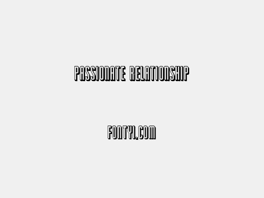 Passionate Relationship