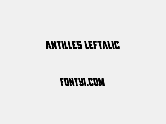Antilles Leftalic