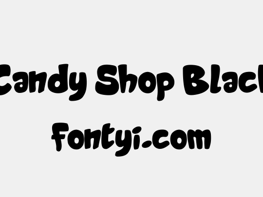 Candy Shop Black