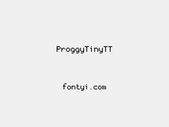 ProggyTinyTT