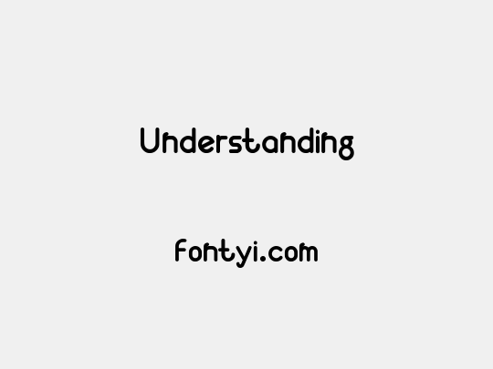 Understanding