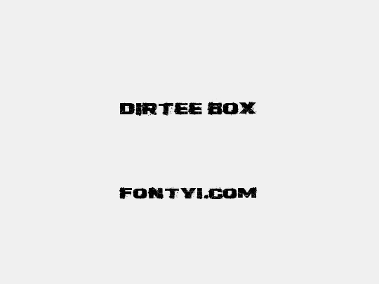 Dirtee Box
