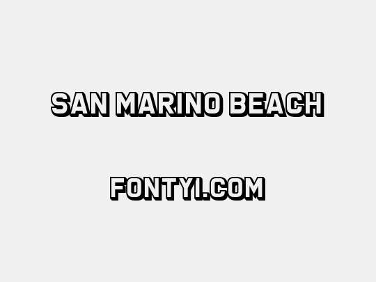 San Marino Beach