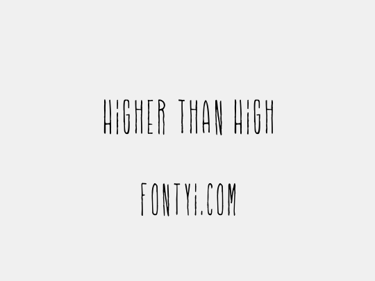 Higher Than High