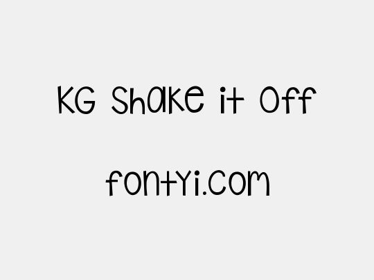 KG Shake it Off