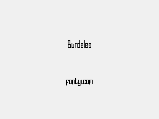 Burdeles